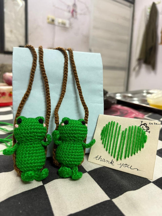 Frog keychain