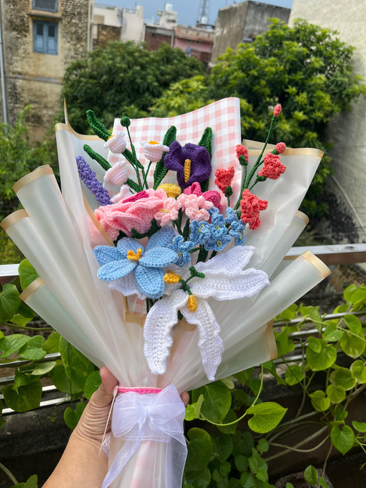 Crocheted flowers